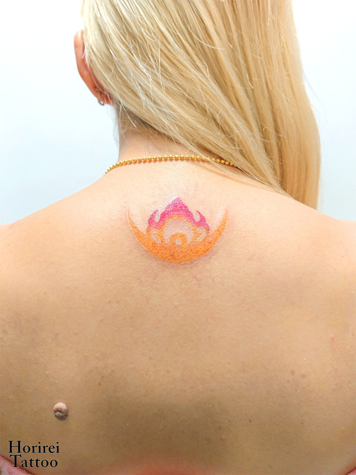 刺青作品　Tattoo「宝冠の装飾」