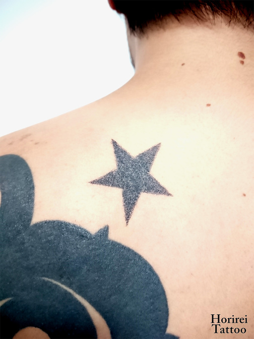 刺青作品　Tattoo 「星」