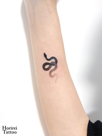 刺青作品　Tattoo 「蛇」
