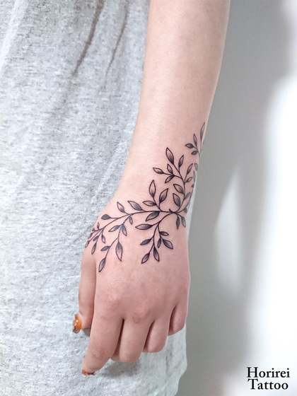刺青作品　Tattoo 「植物」